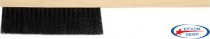 Щетка для сметания 3-х рядная, 340 мм, штучная щетина, дерев.ручка